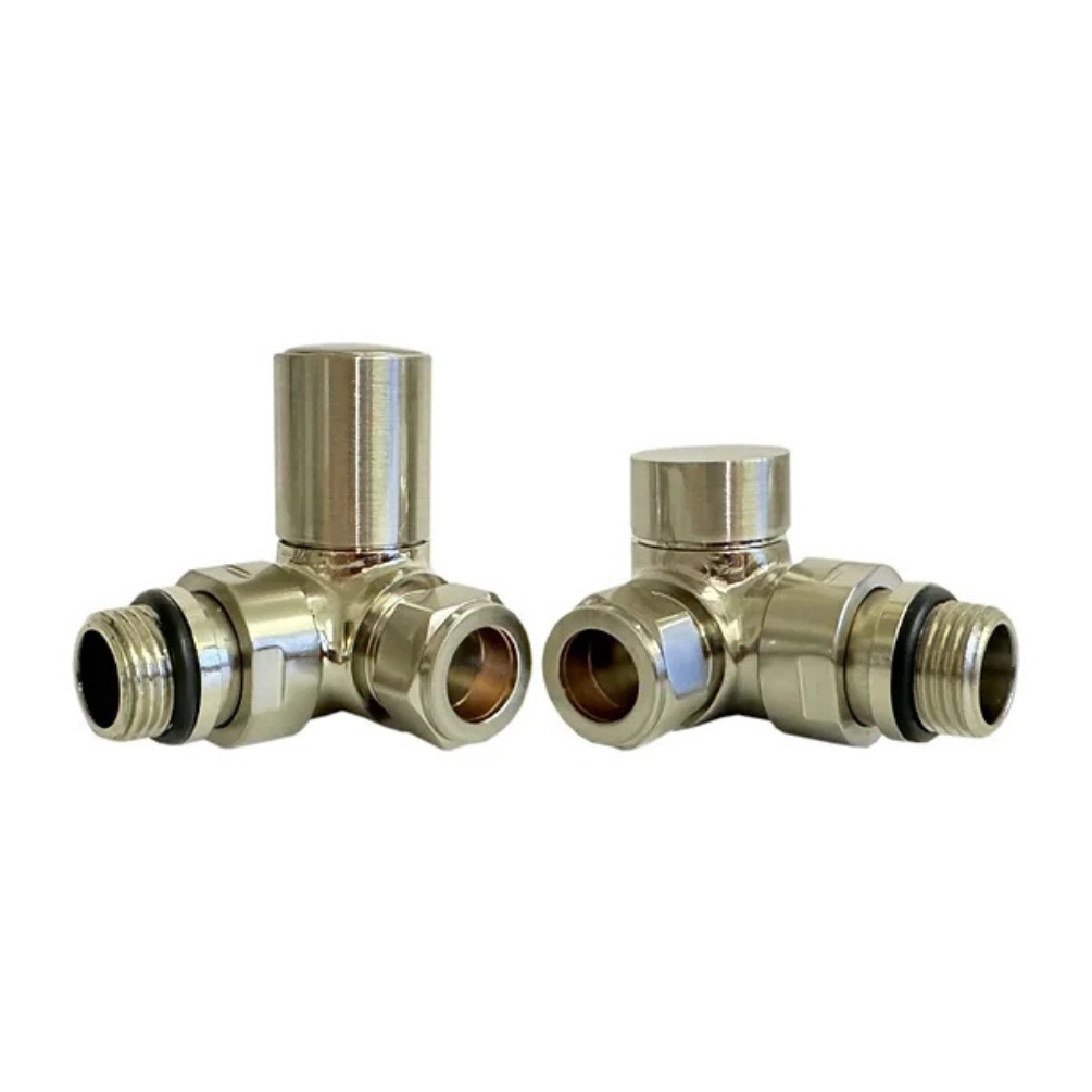 Product cut out image of the Radox Circulus Brushed Nickel Corner Valves